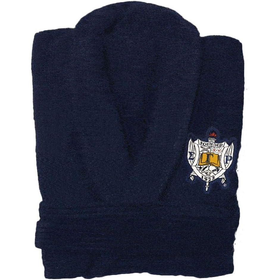 imageGreekgear Sigma Gamma Rho Bathrobe3 Navy Blue