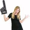 Greekgear Custom Foam Finger! Great for Bachelor & Bachelorette Parties, Athletics, Local Sport Events, Games, Parties and more – No Minimums Pink(Black with White Imprint)