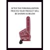 Greekgear Custom Foam Finger! Great for Bachelor & Bachelorette Parties, Athletics, Local Sport Events, Games, Parties and more – No Minimums Pink(Maroon with White Imprint)