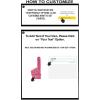 Greekgear Custom Foam Finger! Great for Bachelor & Bachelorette Parties, Athletics, Local Sport Events, Games, Parties and more – No Minimums Pink(Pink with White Imprint)