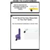 Greekgear Custom Foam Finger! Great for Bachelor & Bachelorette Parties, Athletics, Local Sport Events, Games, Parties and more – No Minimums Pink(Purple with White Imprint)