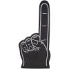 Greekgear Custom Foam Finger! Great for Bachelor & Bachelorette Parties, Athletics, Local Sport Events, Games, Parties and more – No Minimums Pink(Black with White Imprint)