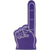 Greekgear Custom Foam Finger! Great for Bachelor & Bachelorette Parties, Athletics, Local Sport Events, Games, Parties and more – No Minimums Pink(Purple with White Imprint)