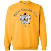 Greekgear Sigma Gamma Rho World Famous Crest – Shield Printed Crewneck Sweatshirt(Gold)