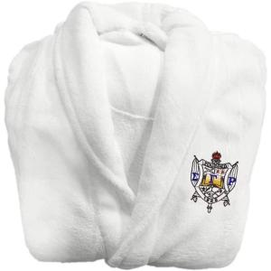 Greekgear Sigma Gamma Rho Bathrobe(4. White)