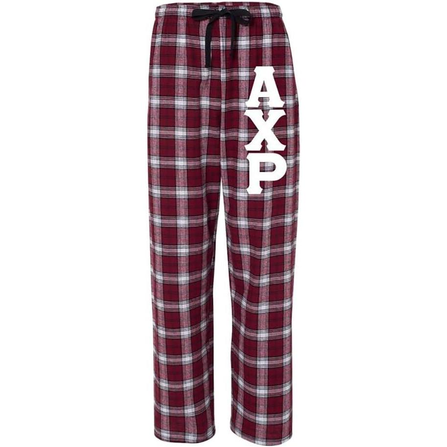 imageAlpha Chi Rho Pajamas Flannel PantMaroonWhite