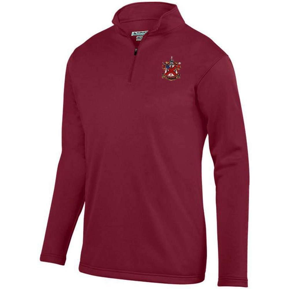 imageAlpha Chi Rho World Famous Crest Wicking Fleece PulloverMaroon