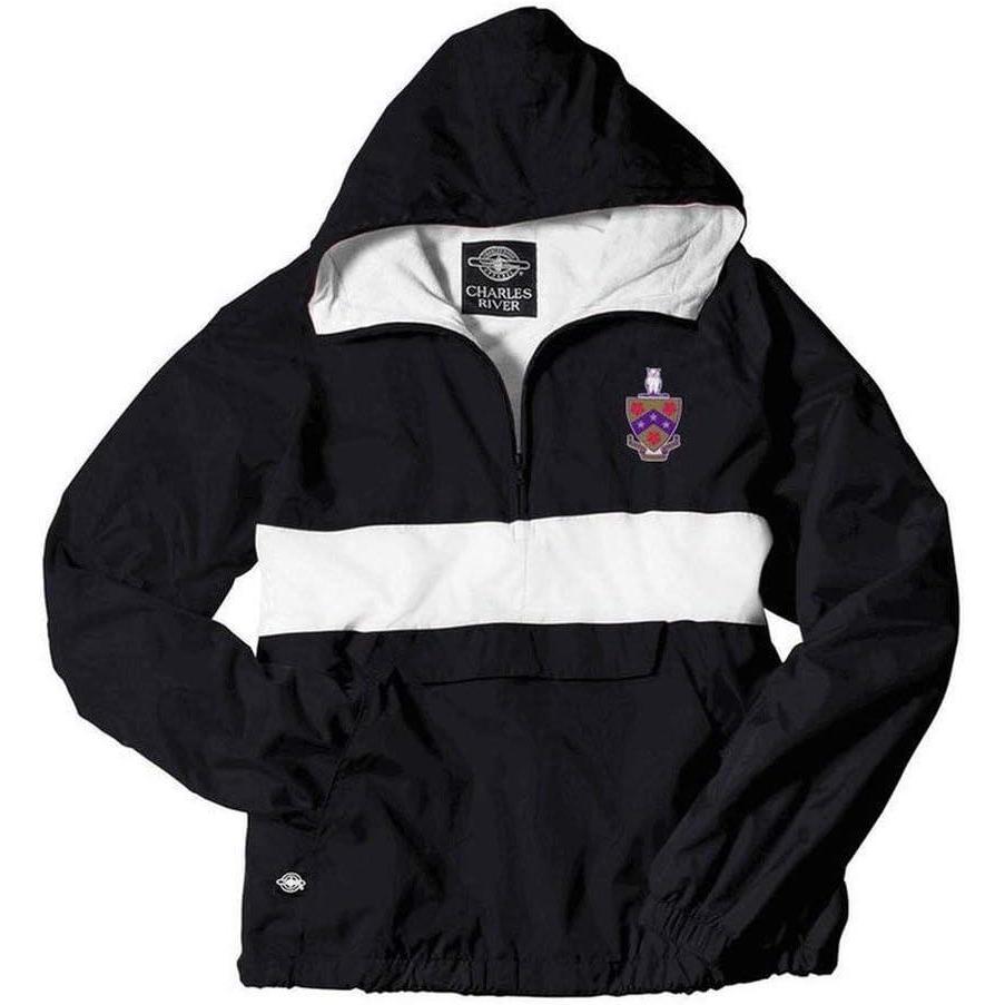 imageGreekgear FIJI Fraternity AnorakBlackWhite