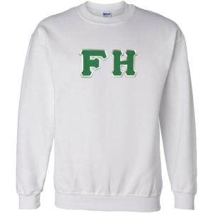 Farmhouse Lettered Crewneck(White)