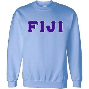 Fiji Lettered Crewneck(Light Blue)