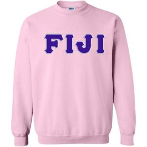 Fiji Lettered Crewneck(Light Pink)