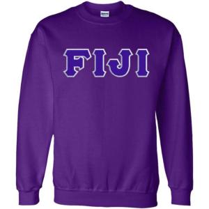 Fiji Lettered Crewneck(Purple)