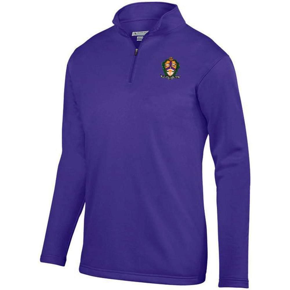imageAlpha Kappa Lambda World Famous Crest Wicking Fleece PulloverPurple
