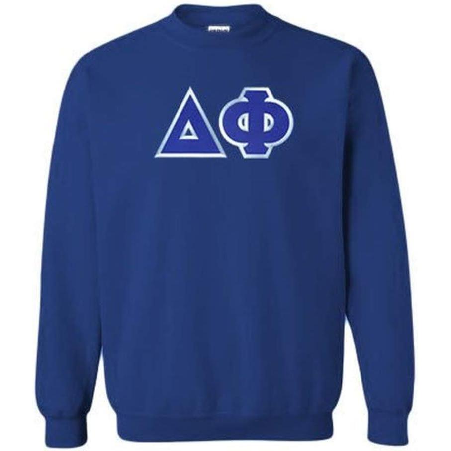 imageDelta Phi Lettered CrewneckNavy Blue