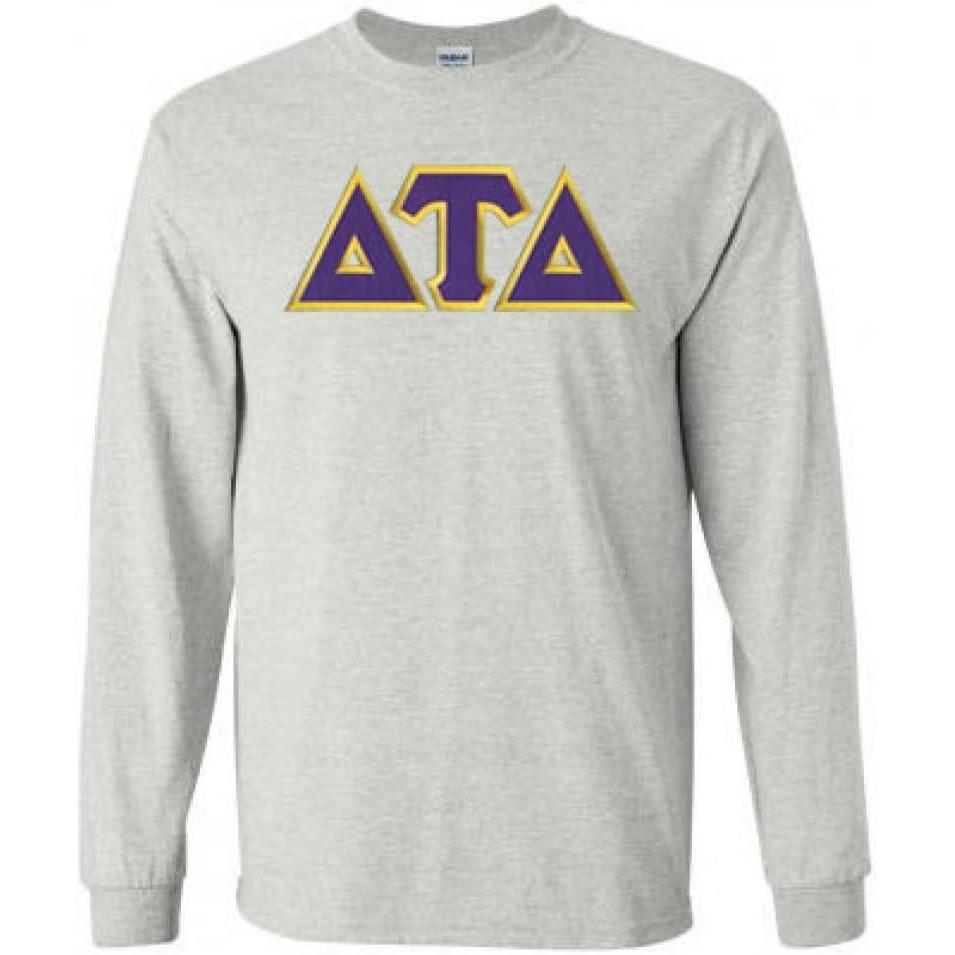 imageDelta Tau Delta Lettered Long SleeveLight Grey