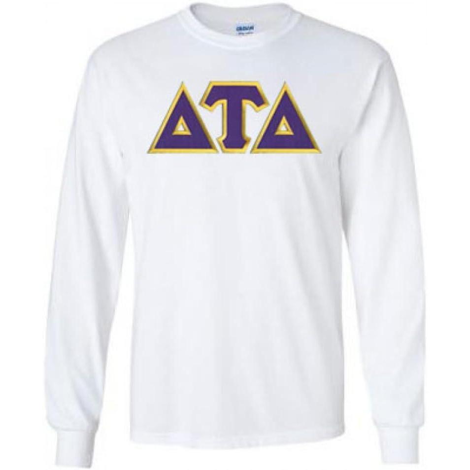 imageDelta Tau Delta Lettered Long SleeveWhite