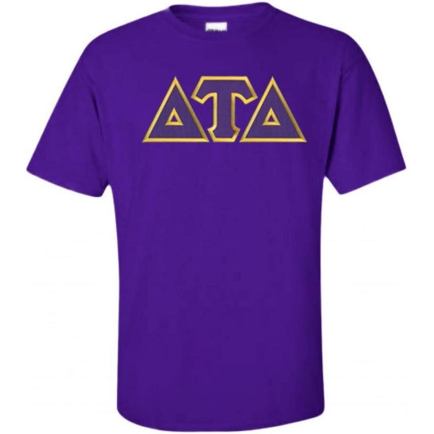 imageDelta Tau Delta Lettered TShirtPurple