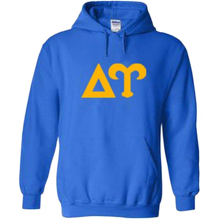 imageDelta Upsilon DU World Famous Greek Hoodie Royal Blue with Gold ImprintRoyal Blue