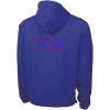 Chi Phi Tackle Twill Lettered Pack N Go Pullover(Royal Blue)