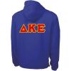 Delta Kappa Epsilon DKE Tackle Twill Lettered Pack N Go Pullover(Royal Blue)