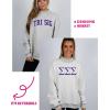 Greekgear Sigma Sigma Sigma Reversible Varsity Mockneck Sweatshirt