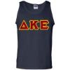 Delta Kappa Epsilon Lettered Tank Top(Navy Blue)