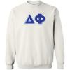 Delta Phi Lettered Crewneck(Light Grey)
