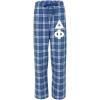 Delta Phi Pajamas Flannel Pant(Royal/Silver)