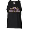 Delta Tau Delta Lettered Tank Top(Black)
