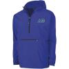 Delta Upsilon DU Tackle Twill Lettered Pack N Go Pullover(Royal Blue)