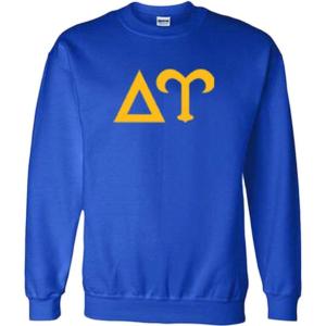 Delta Upsilon World Famous Greek Crewneck(Royal Blue)