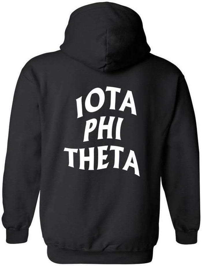 imageGreekgear Iota Phi Theta Social Hooded SweatshirtBlack