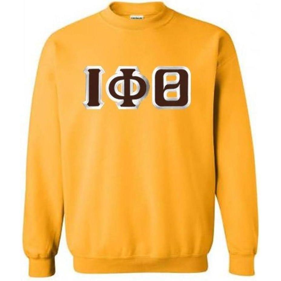 imageGreekgear Iota Phi Theta Custom Twill Crewneck SweatshirtAthletic Gold