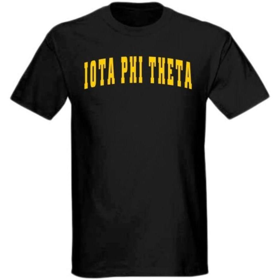 imageGreekgear Iota Phi Theta Letterman TeeBlack