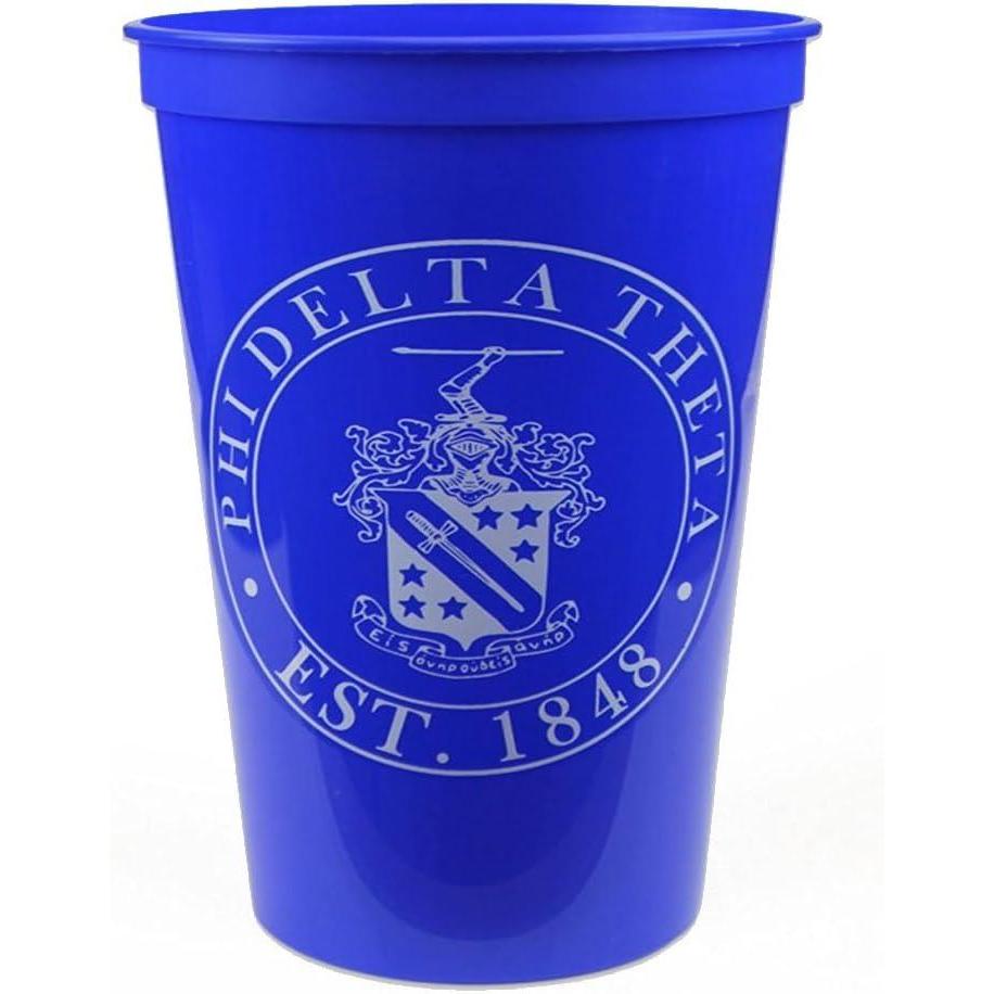 imageGreekgear Phi Delta Theta Big Plastic Stadium Cup Set of 4