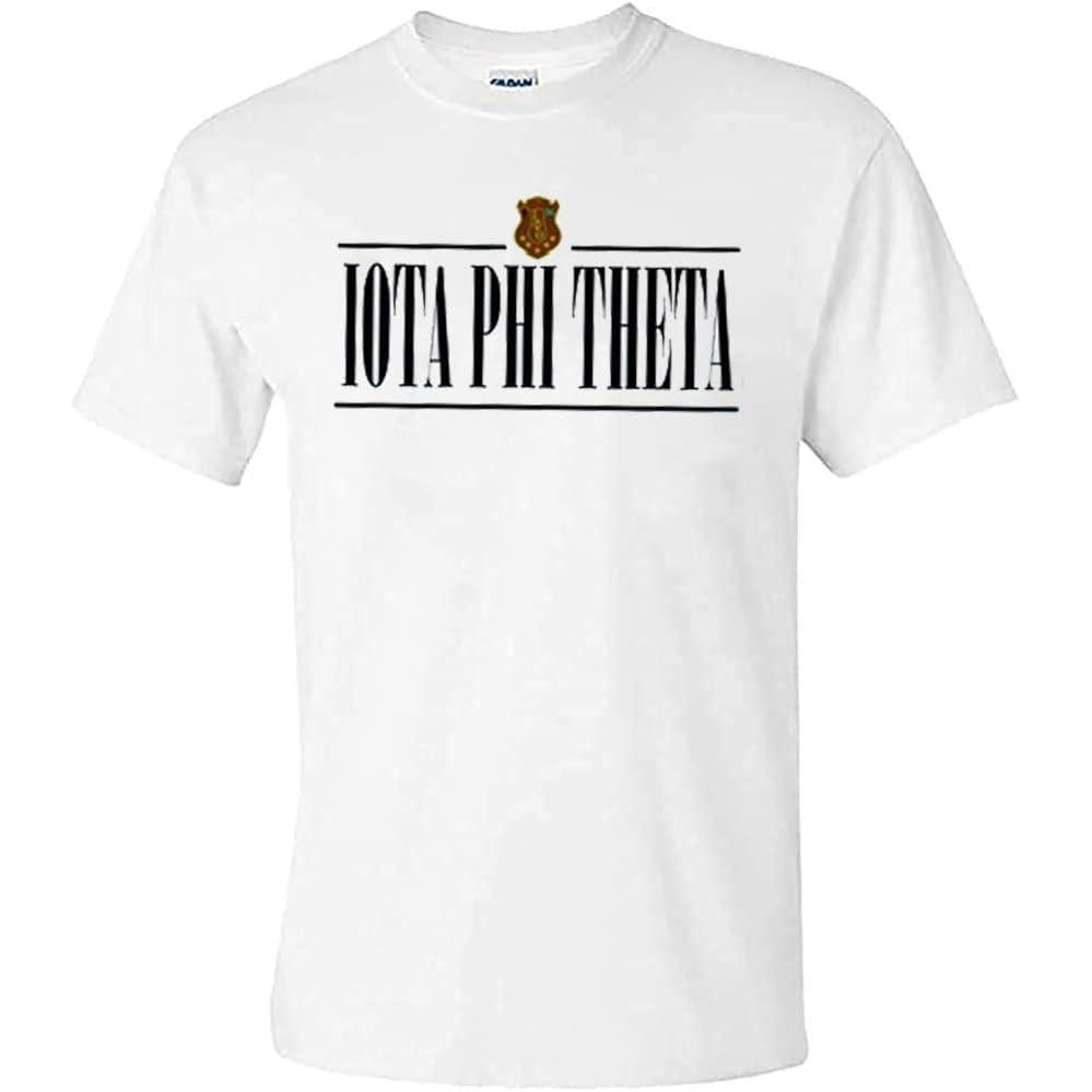 imageIota Phi Theta Line Crest TeeWhite