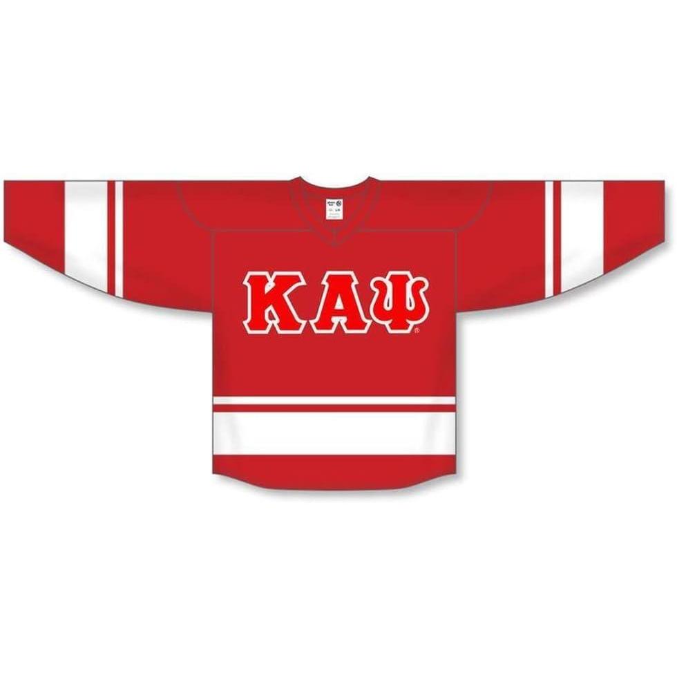 imageKappa Alpha Psi Breakaway Lettered Hockey JerseyRedWhite