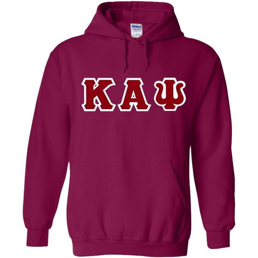 imageKappa Alpha Psi Fraternity Greek Lettered Mens Hooded SweatshirtMaroon