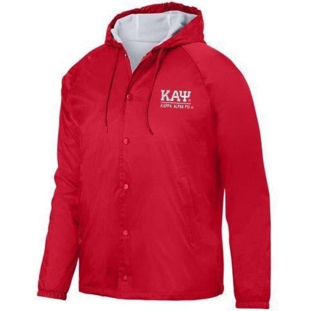 imageKappa Alpha Psi Hooded Coachs JacketRed