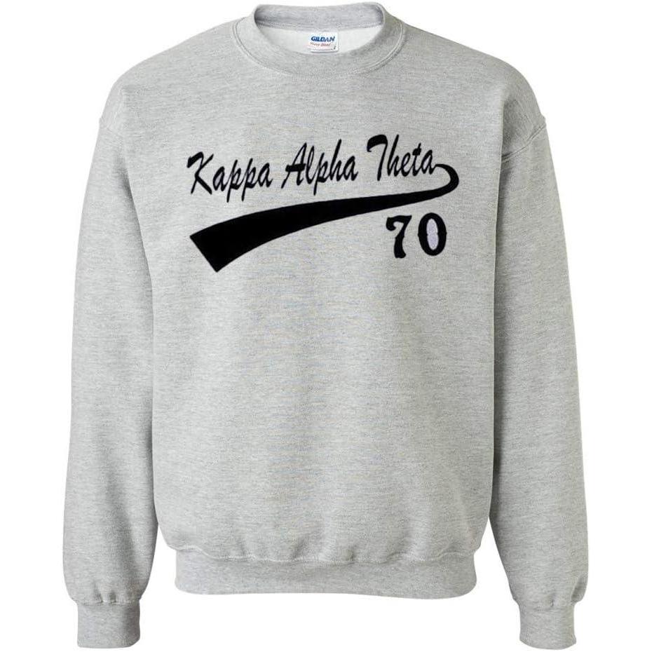 imageKappa Alpha Theta Tail CrewneckLight Grey
