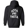 Greekgear Iota Phi Theta Social Hooded Sweatshirt(Black)