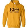 Greekgear Iota Phi Theta Bar Hoodie(Gold)