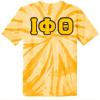 Greekgear Iota Phi Theta Essential Tie-Dye Lettered Tee(Gold)