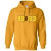 Greekgear Iota Phi Theta Year Crest Hoodie(Gold)