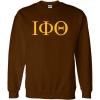 Iota Phi Theta World Famous Greek Crewneck(Brown)