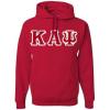 Kappa Alpha Psi Custom Twill Hooded Sweatshirt(Red)