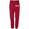 Kappa Alpha Psi Greek Lettered Thigh Sweatpants(Red)