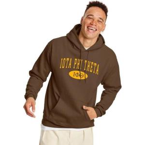 Greekgear Iota Phi Theta Arch Hoodie(Brown)