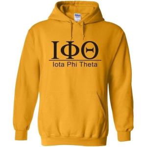 Greekgear Iota Phi Theta Bar Hoodie(Gold)