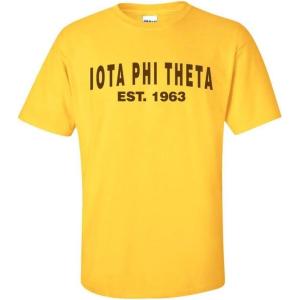 Greekgear Iota Phi Theta Est Tee(Gold)